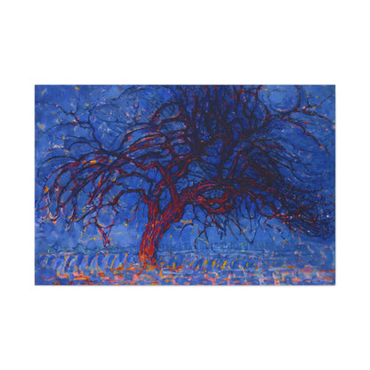 Avond (Evening) The Red Tree By Piet Mondrian