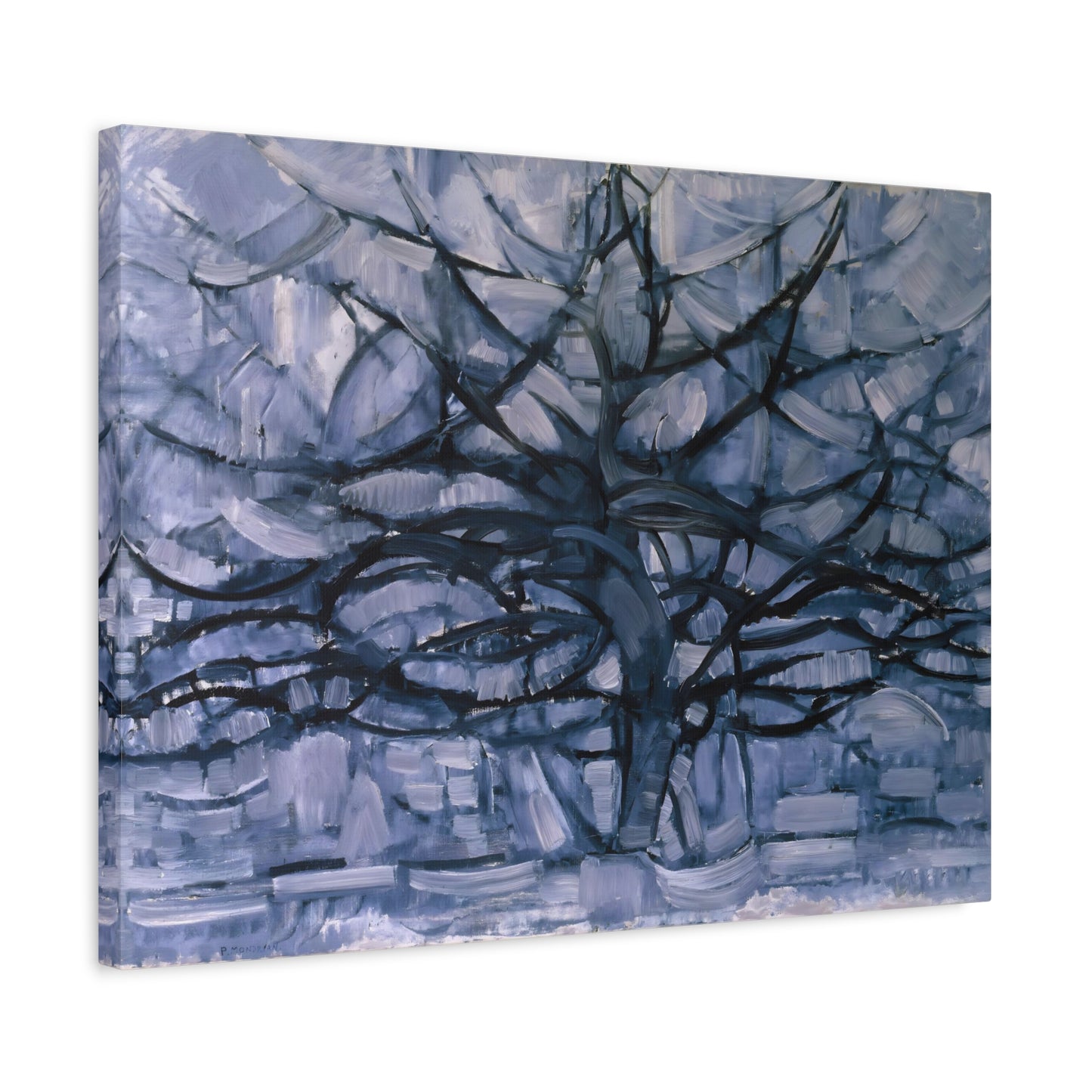 Gray Tree By Piet Mondrian