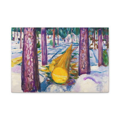 The Yellow Log By Edvard Munch