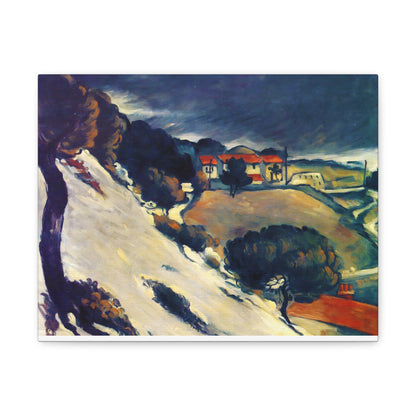 L'Estaque, Melting Snow By Paul Cézanne