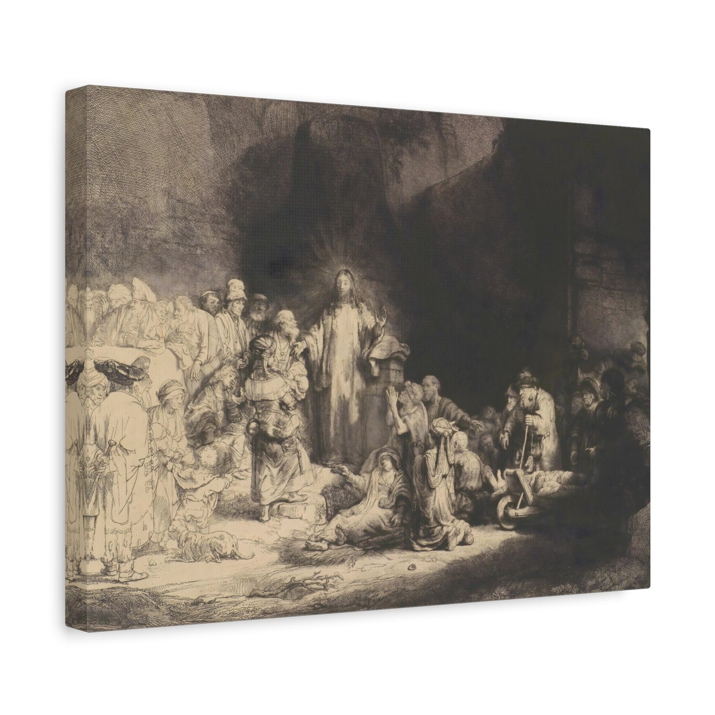 Hundred Guilder Print By Rembrandt