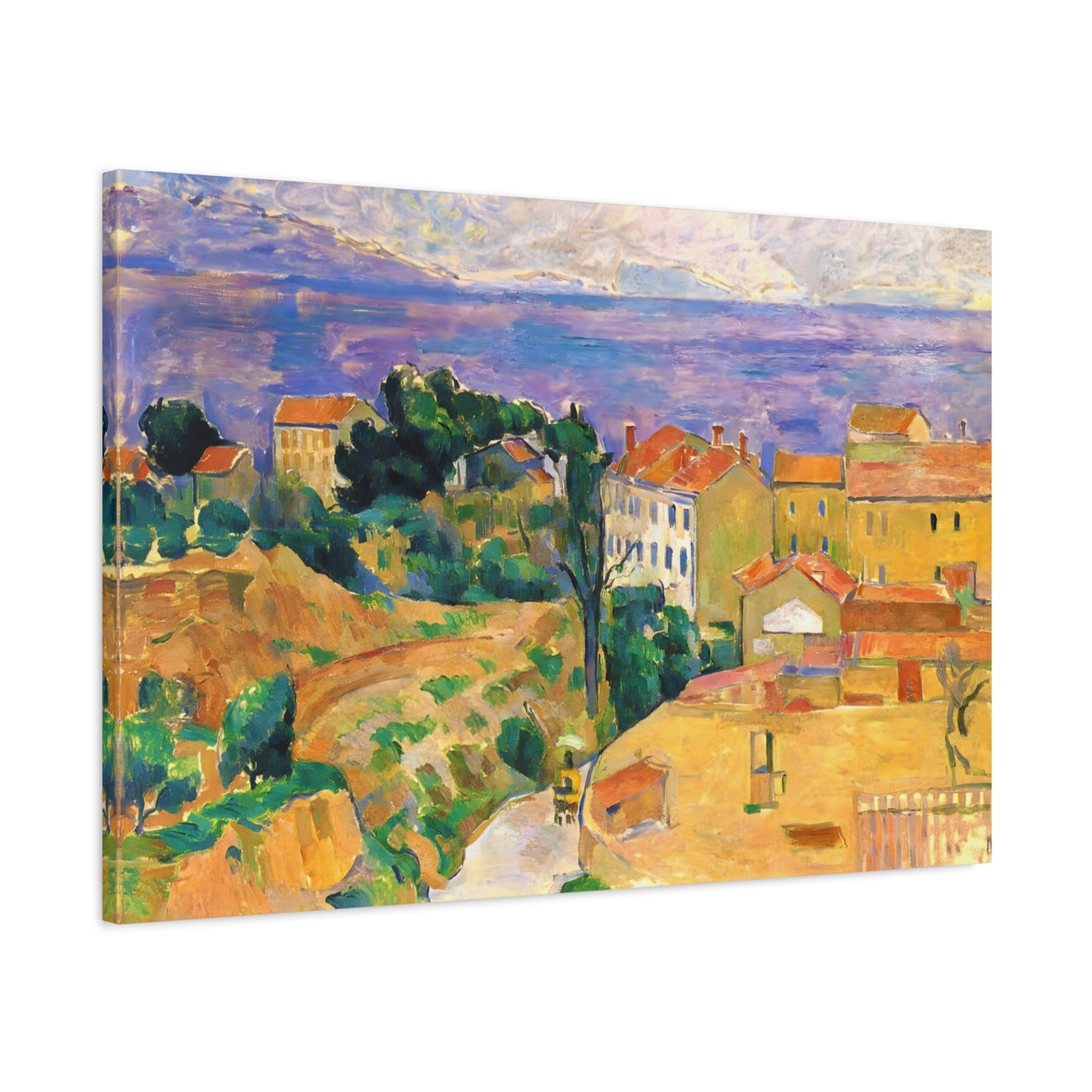 View of L'Estaque By Paul Cézanne