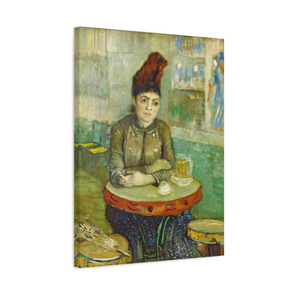 Segatori Sitting in the Café du Tambourin By Vincent van Gogh