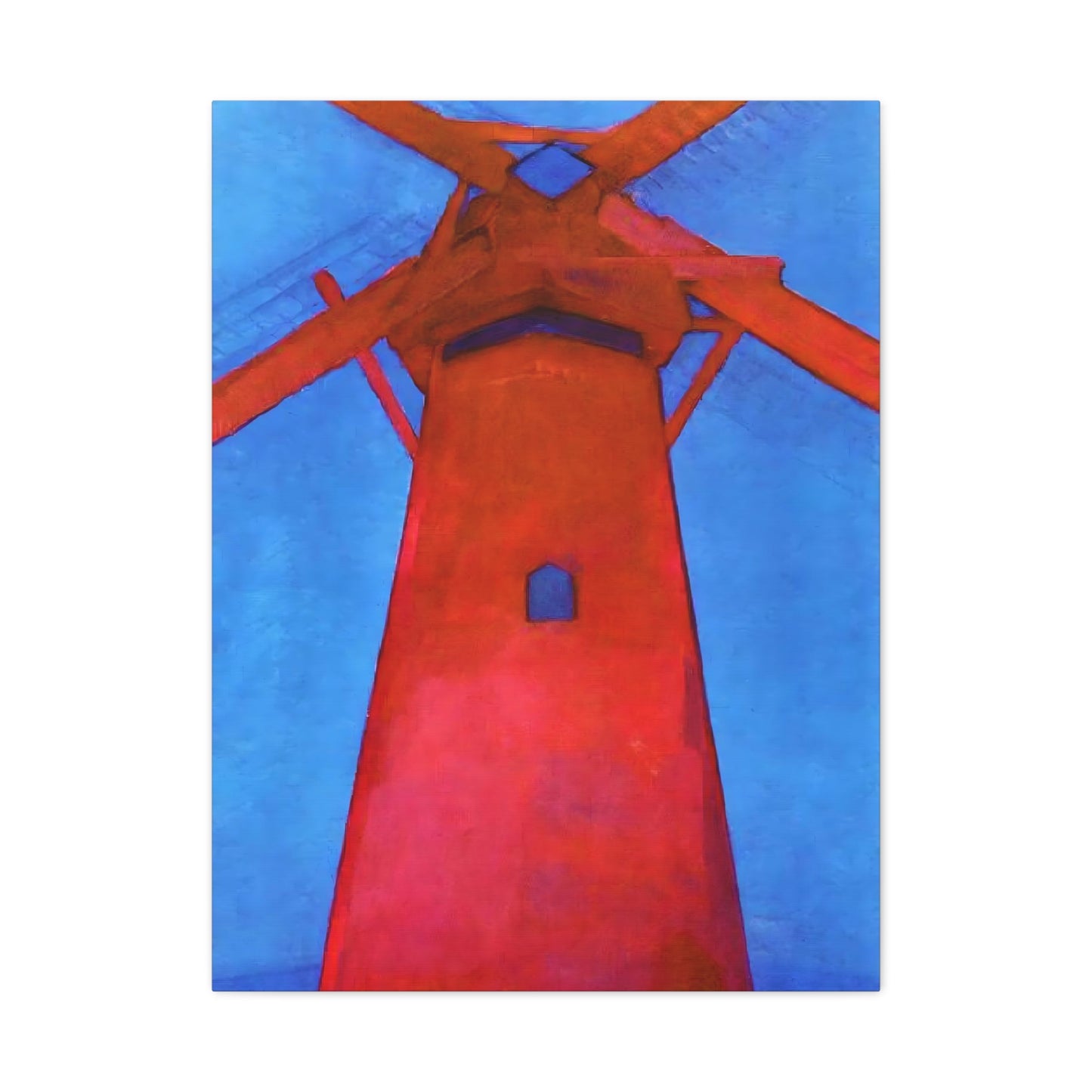 The Red Mill By Piet Mondrian