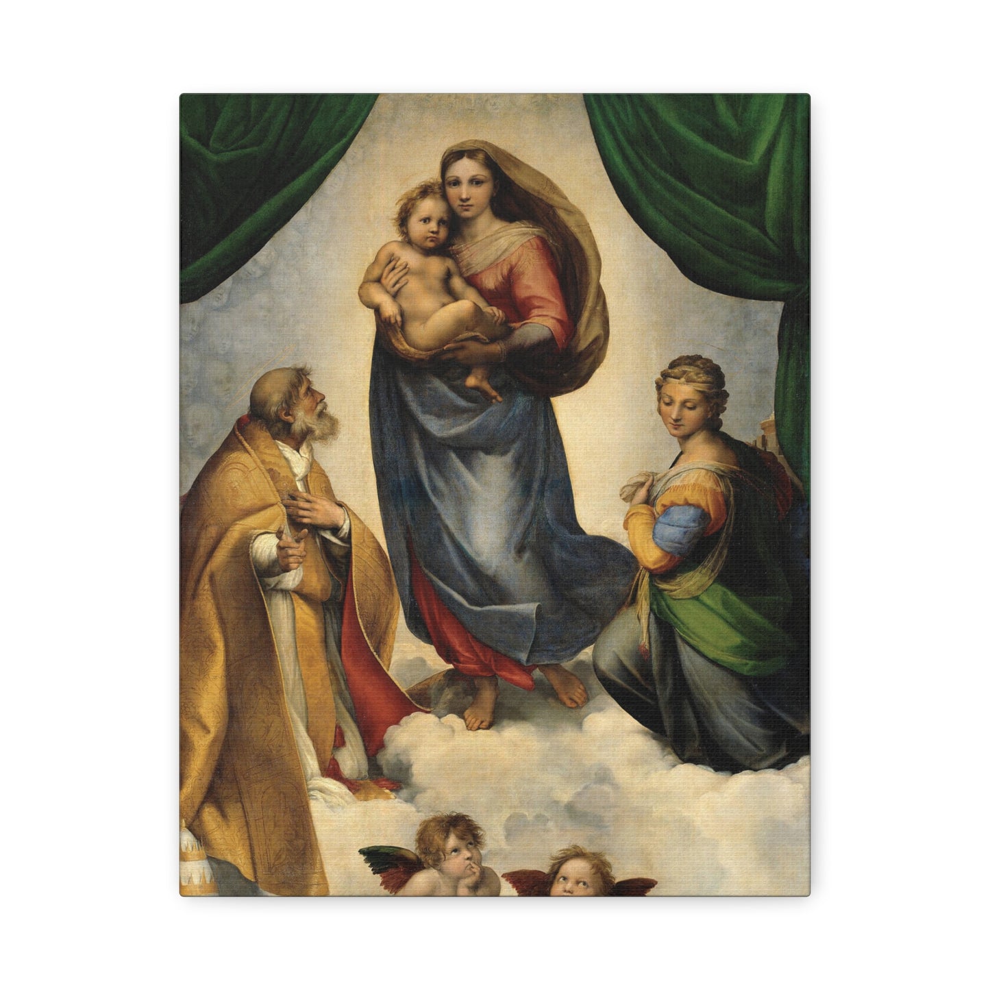 Sistine Madonna By Raphael