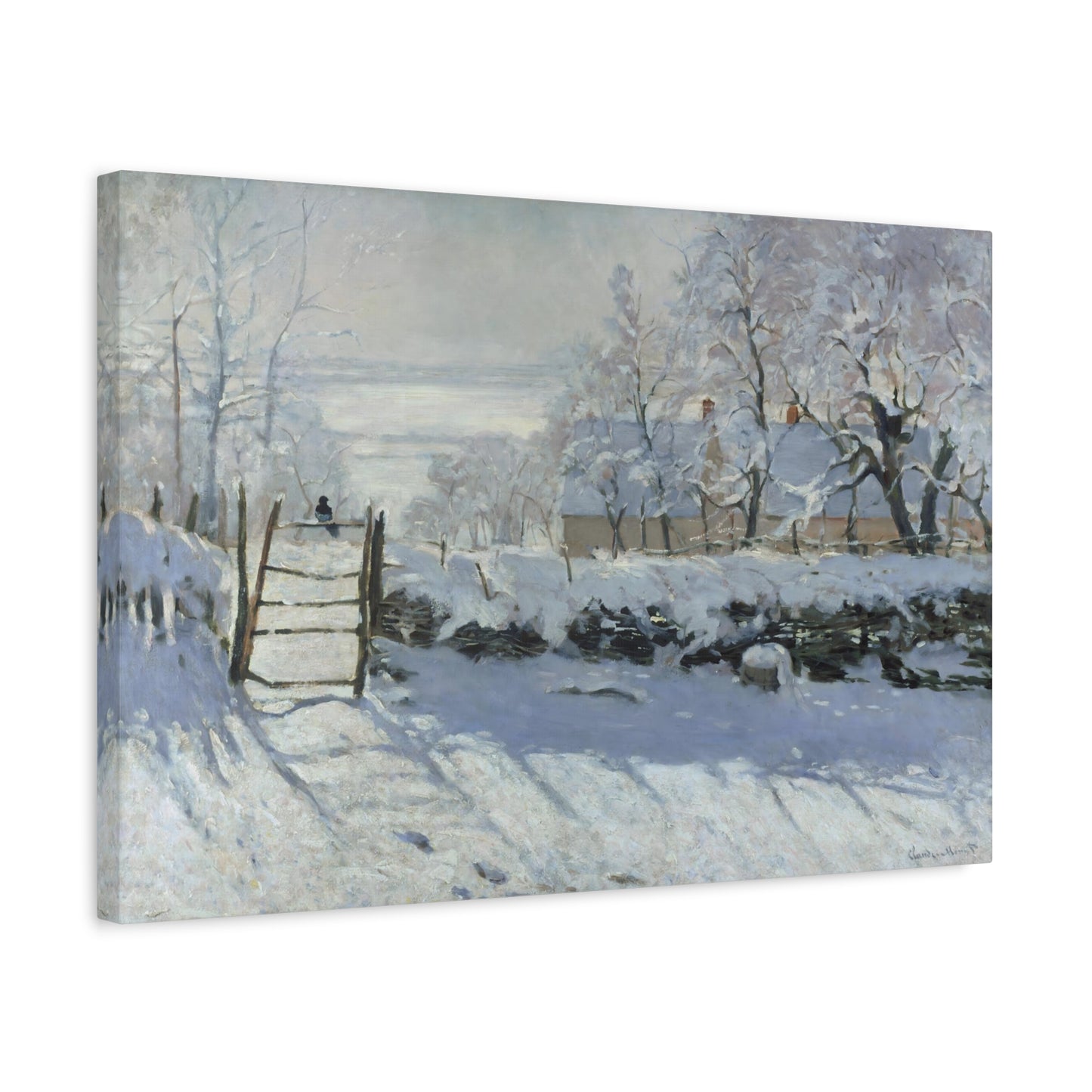 The Magpie By Claude Monet