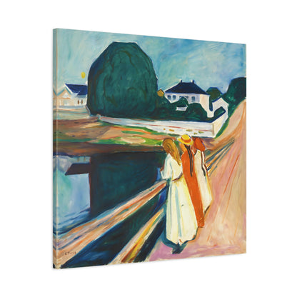 The Girls on the Bridge By Edvard Munch