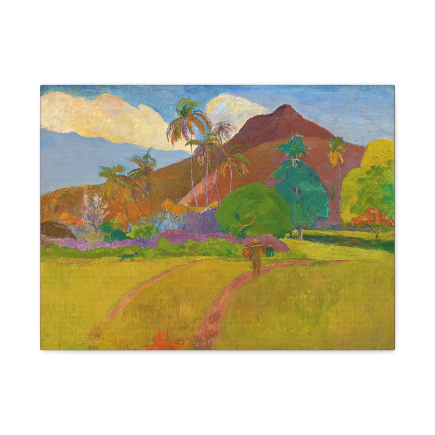 Tahitian Landscape By Eugène Henri Paul Gauguin