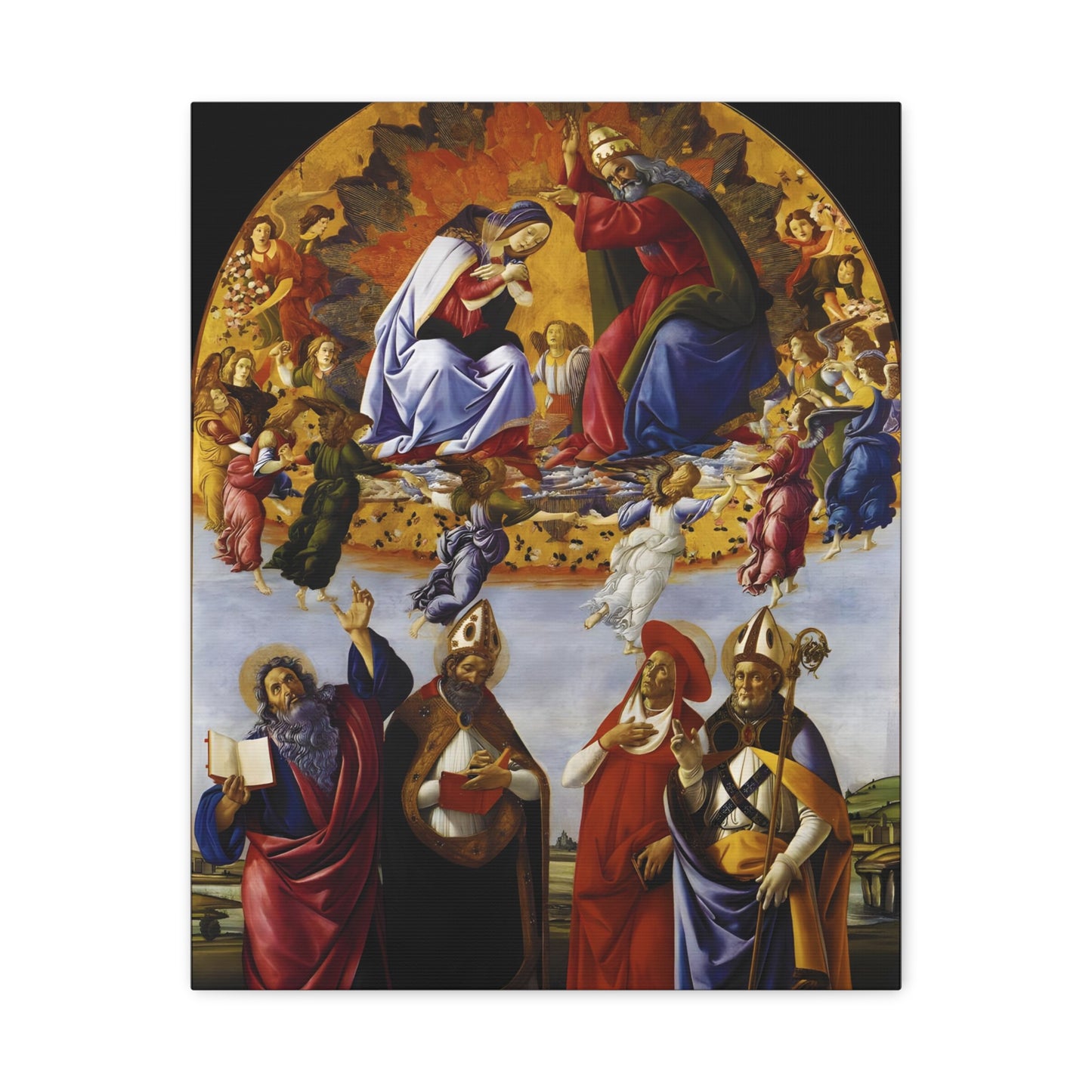 San Marco Altarpiece By Sandro Botticelli