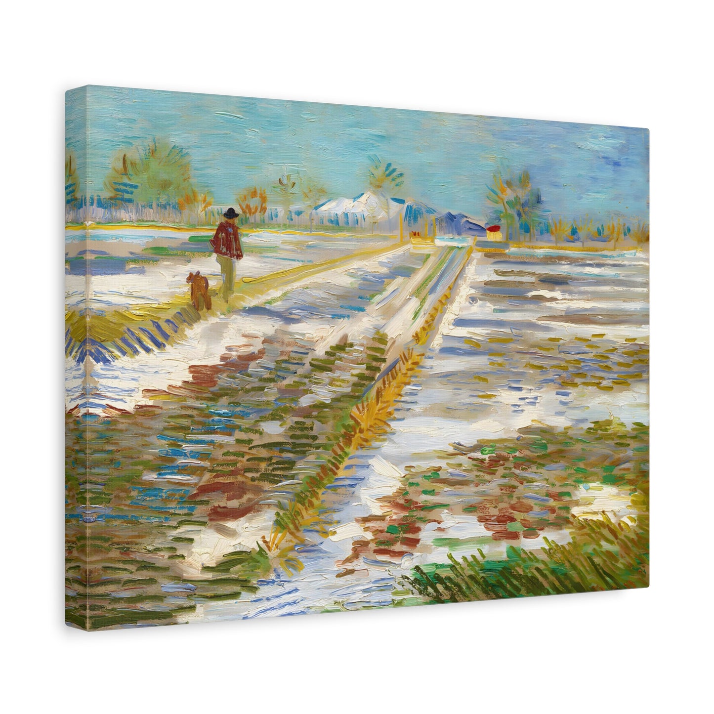 Landscape with Snow By Vincent van Gogh