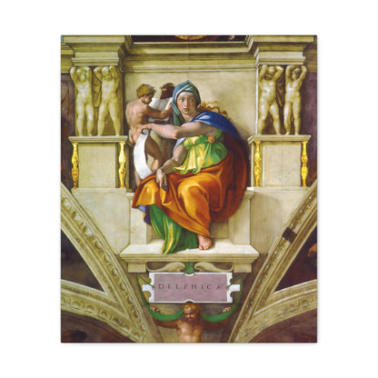 Delphic Sibyl By Michelangelo