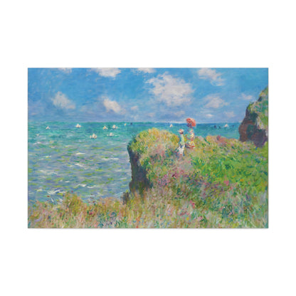 The Cliff Walk at Pourville By Claude Monet