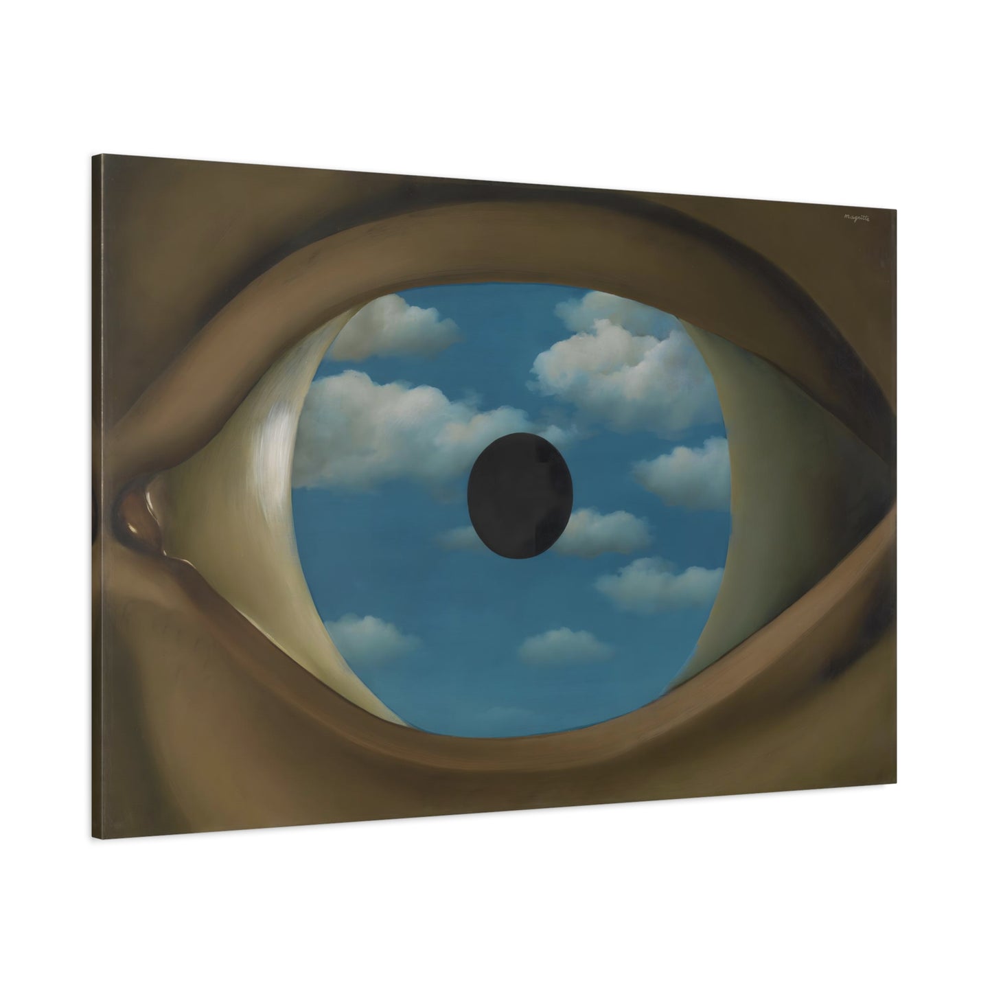 The False Mirror By René Magritte