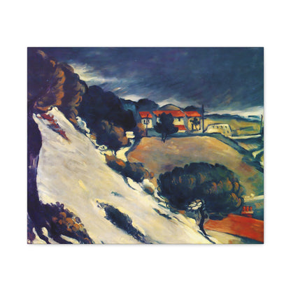 L'Estaque, Melting Snow By Paul Cézanne