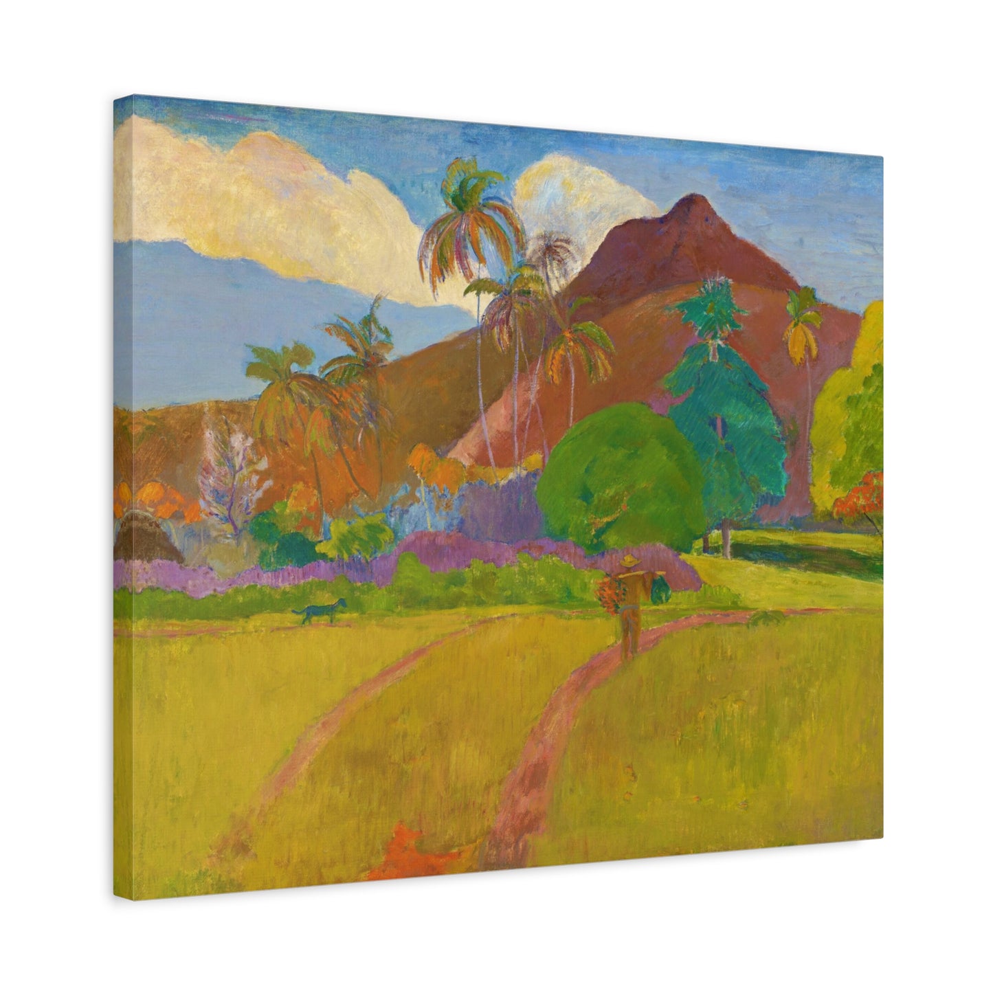 Tahitian Landscape By Eugène Henri Paul Gauguin