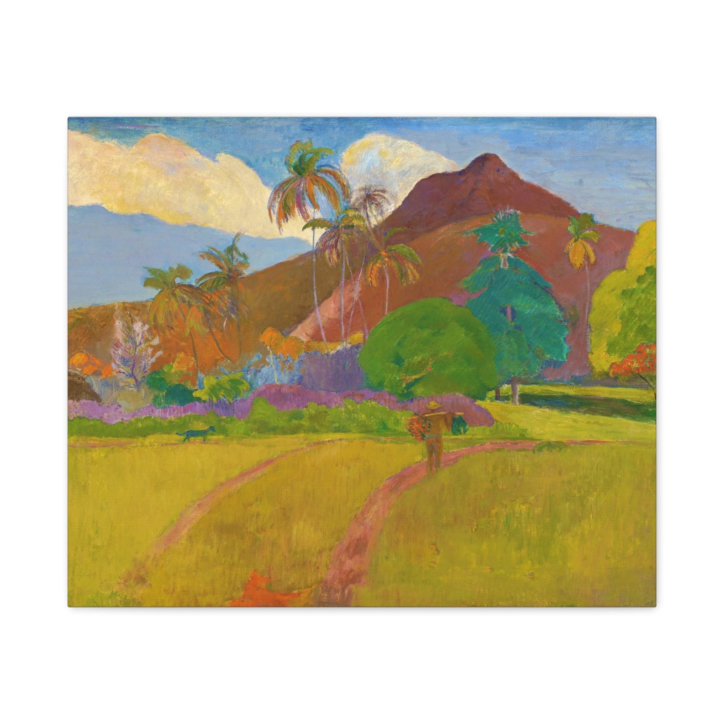 Tahitian Landscape By Eugène Henri Paul Gauguin