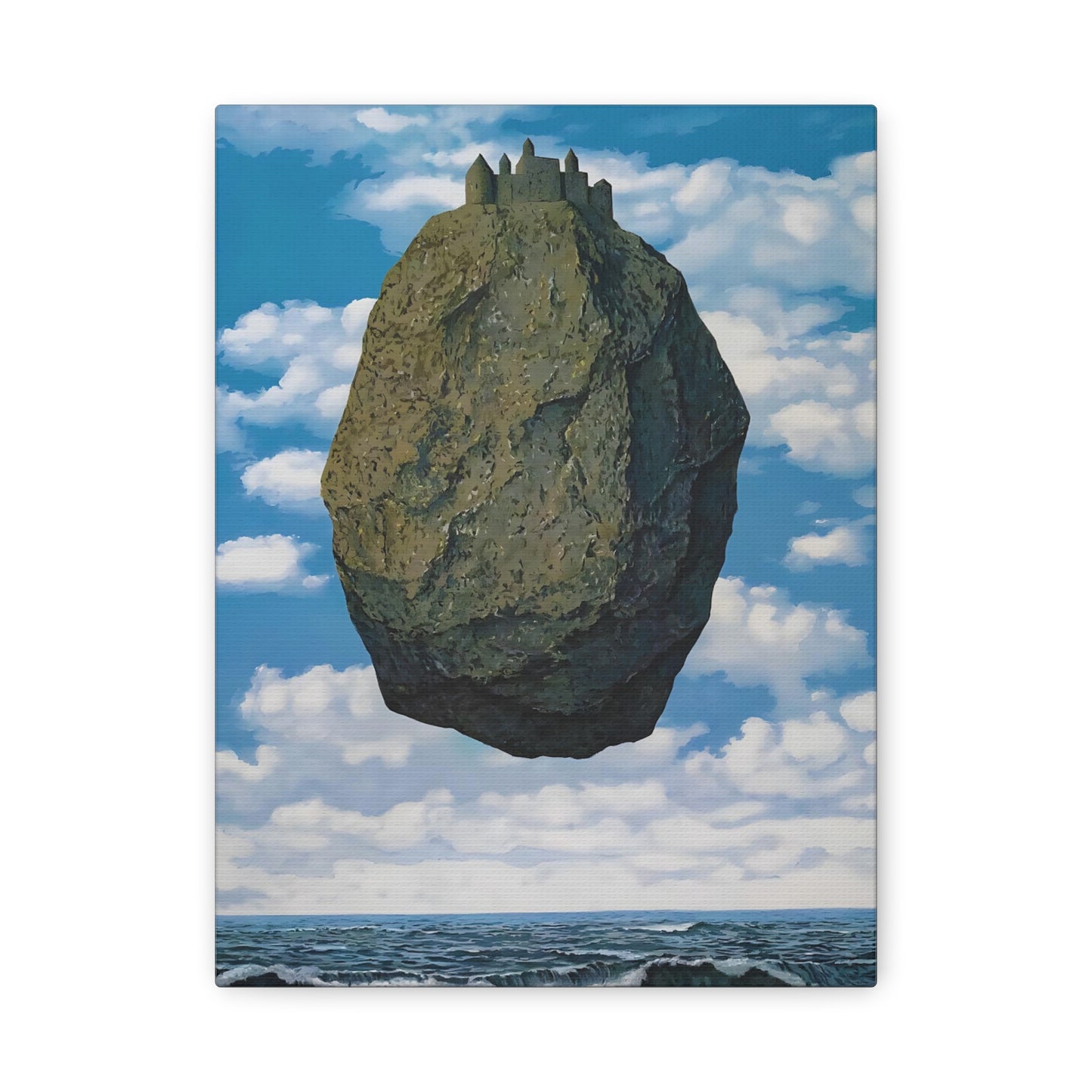 The Castle of the Pyrenees By René Magritte