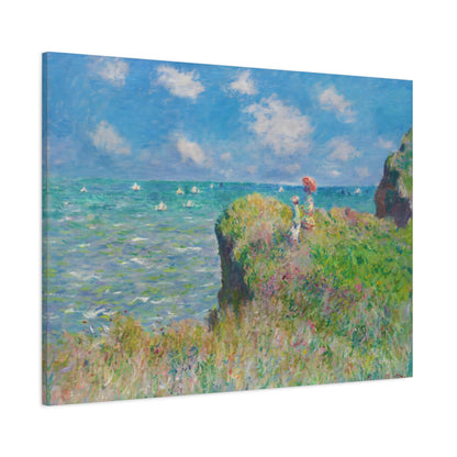 The Cliff Walk at Pourville By Claude Monet