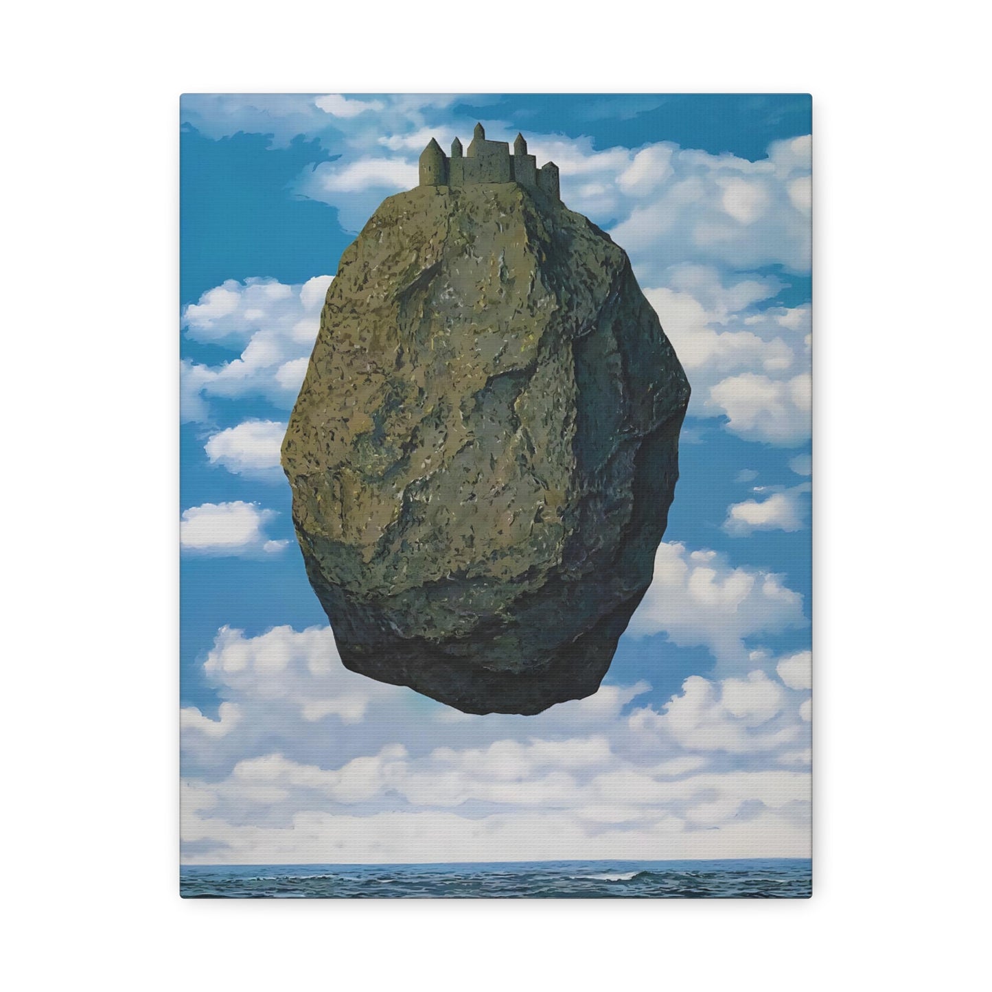 The Castle of the Pyrenees By René Magritte