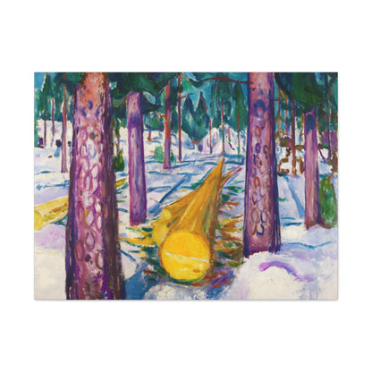 The Yellow Log By Edvard Munch