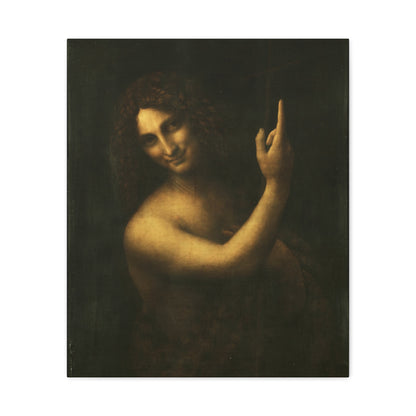 Saint John the Baptist By Leonardo da Vinci