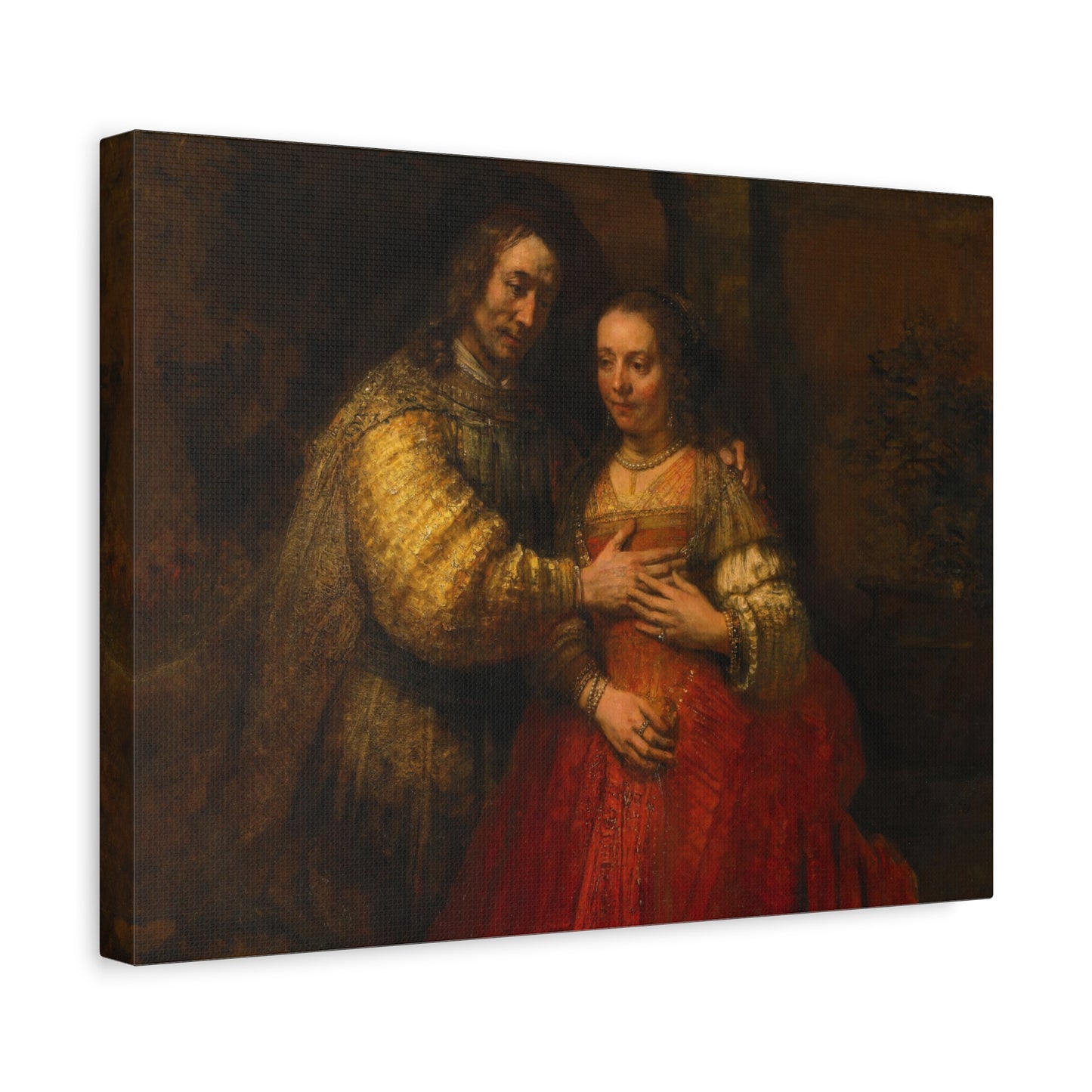 The Jewish Bride By Rembrandt