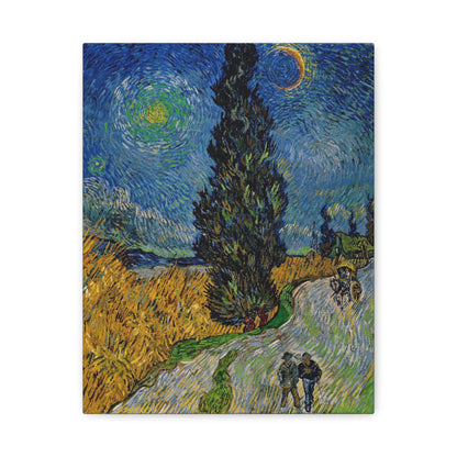 Road with Cypress and Star By Vincent van Gogh