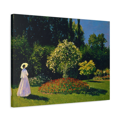 Jeanne-Marguerite Lecadre in the Garden By Claude Monet