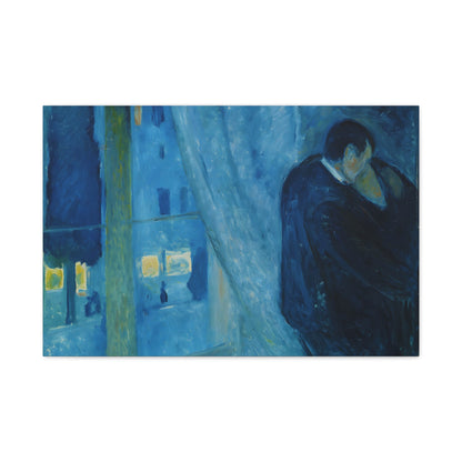 Kiss by the Window By Edvard Munch