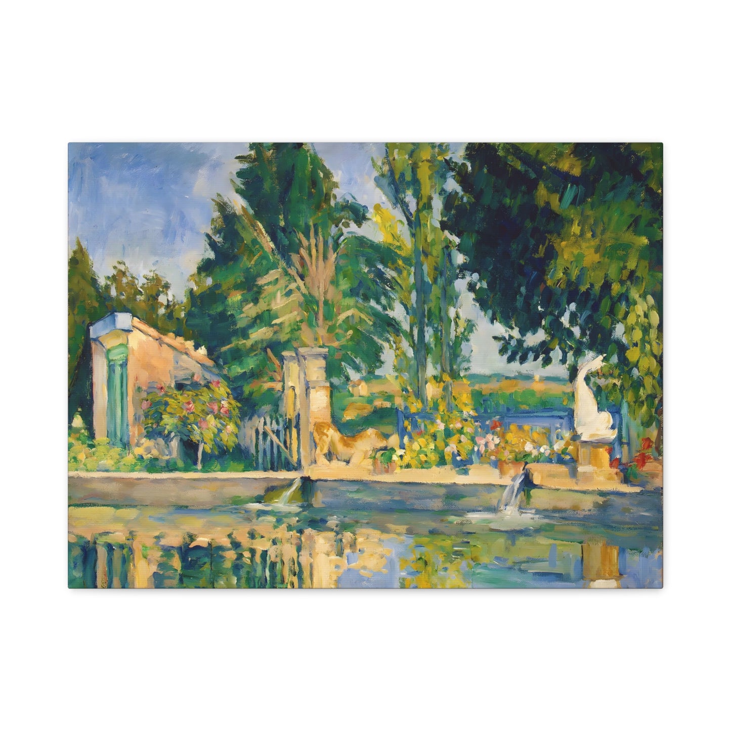 Jas de Bouffan, The Pool By Paul Cézanne