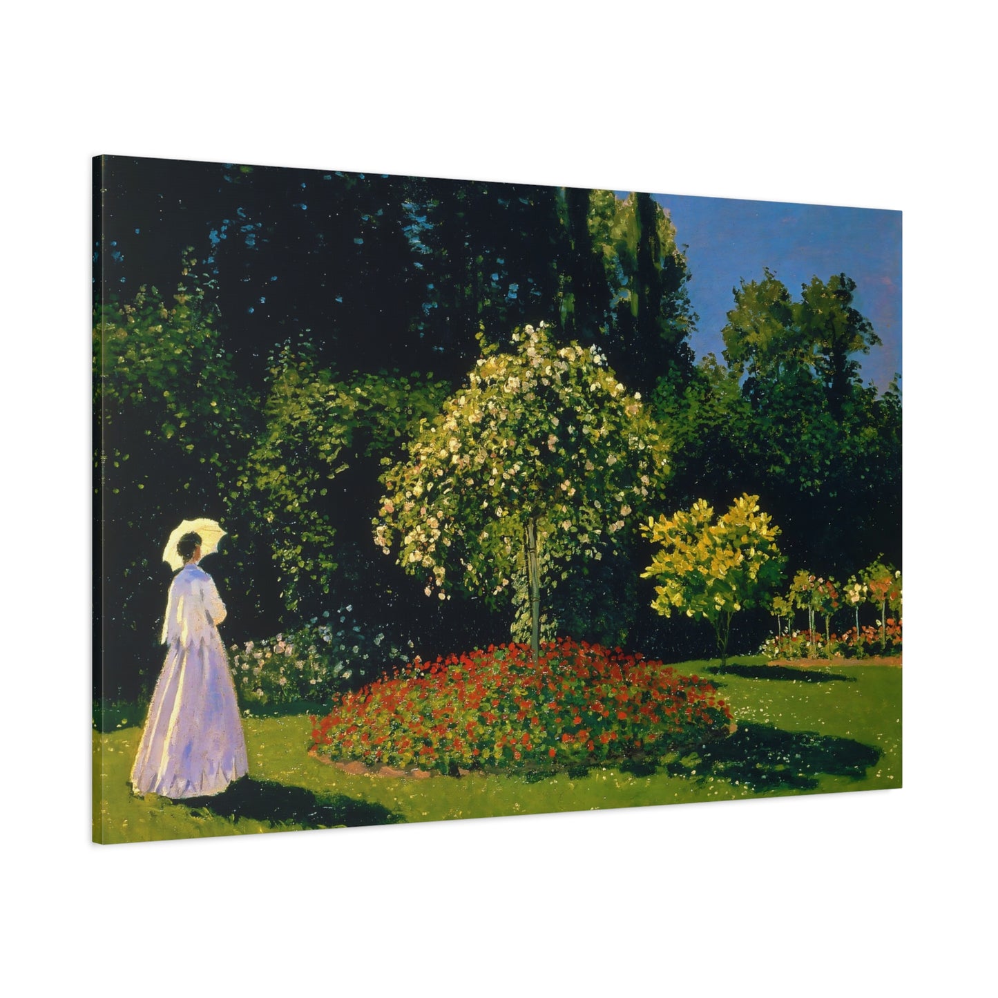 Jeanne-Marguerite Lecadre in the Garden By Claude Monet