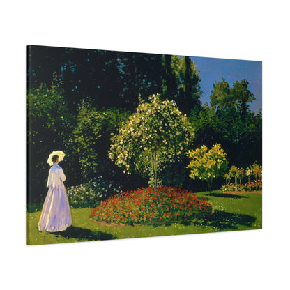 Jeanne-Marguerite Lecadre in the Garden By Claude Monet