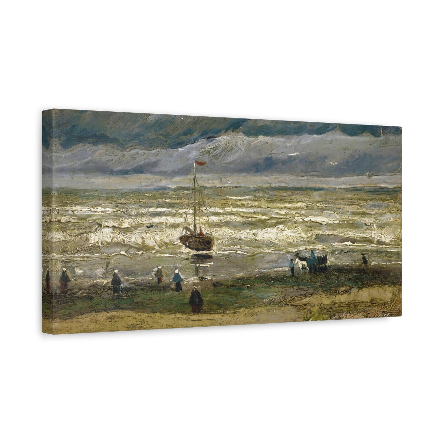 Beach at Scheveningen in Stormy Weather By Vincent van Gogh