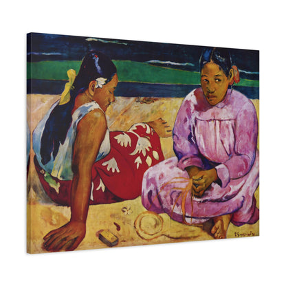 Tahitian Women on the Beach By Eugène Henri Paul Gauguin