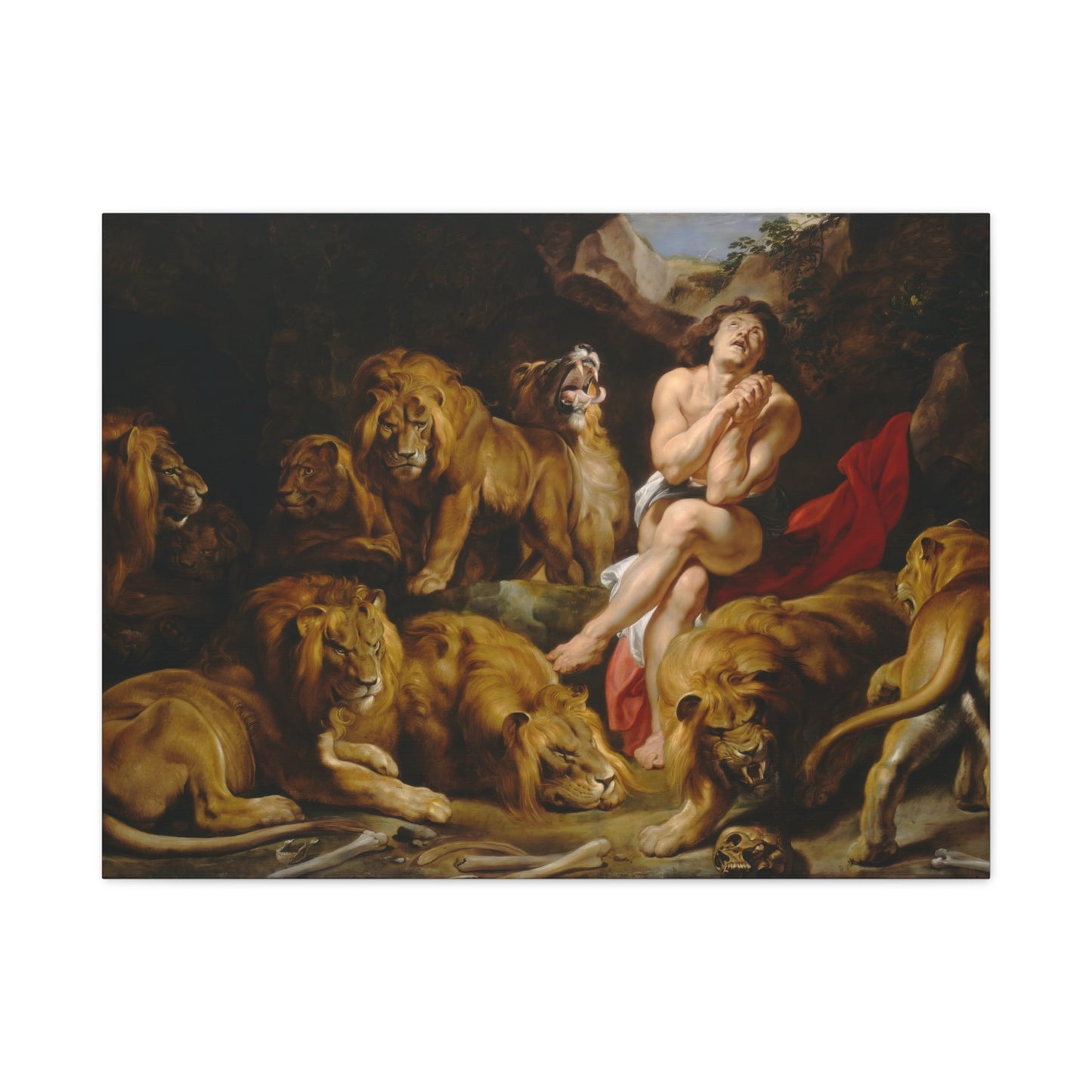 Daniel in the Lions' Den By Peter Paul Rubens