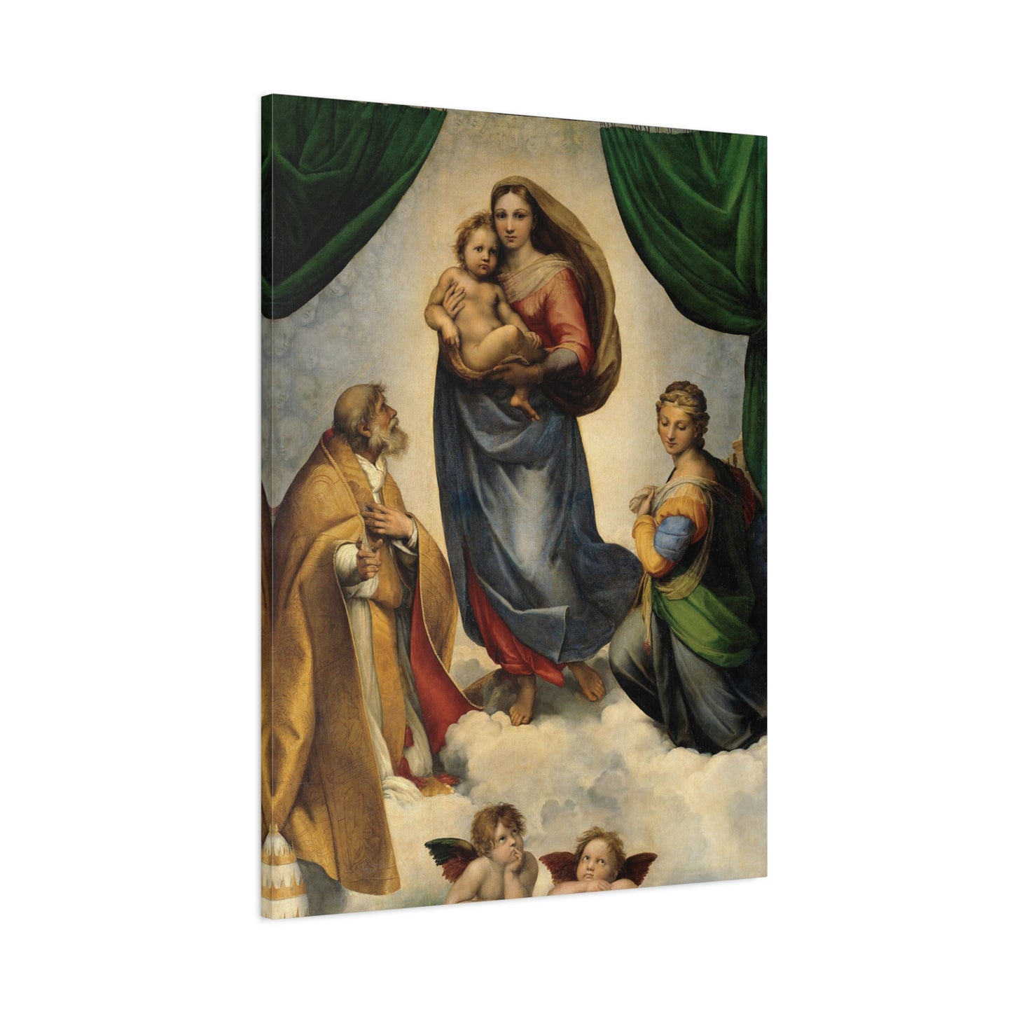 Sistine Madonna By Raphael