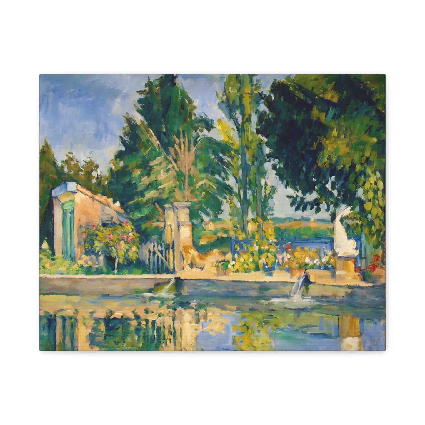 Jas de Bouffan, The Pool By Paul Cézanne