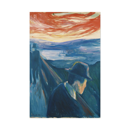 Sick Mood at Sunset. Despair By Edvard Munch